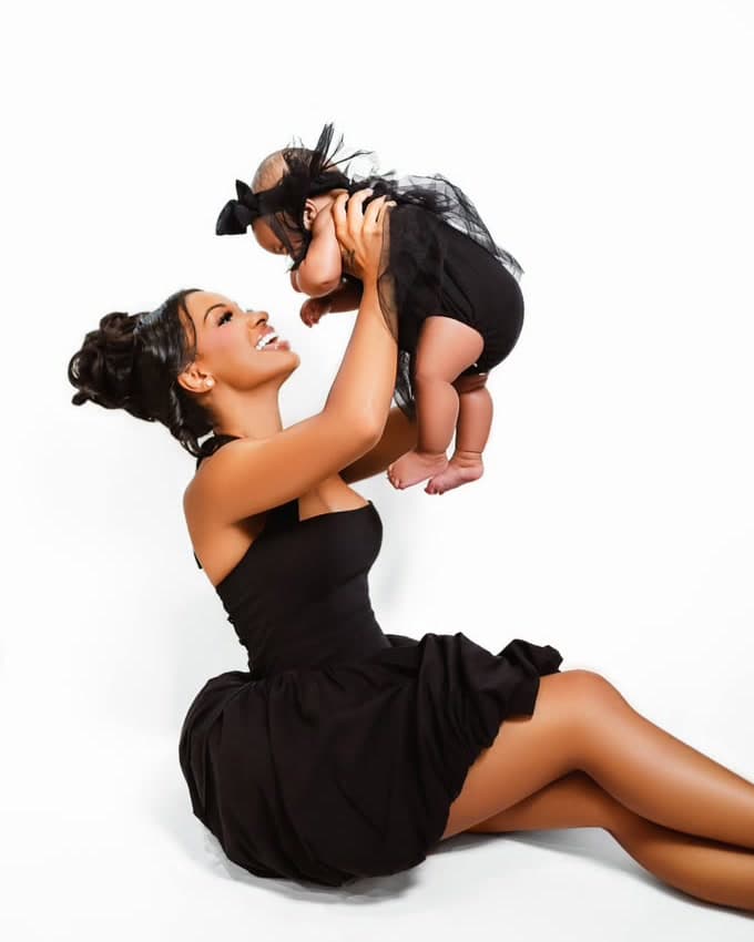 Christianna Hurt with her daughter